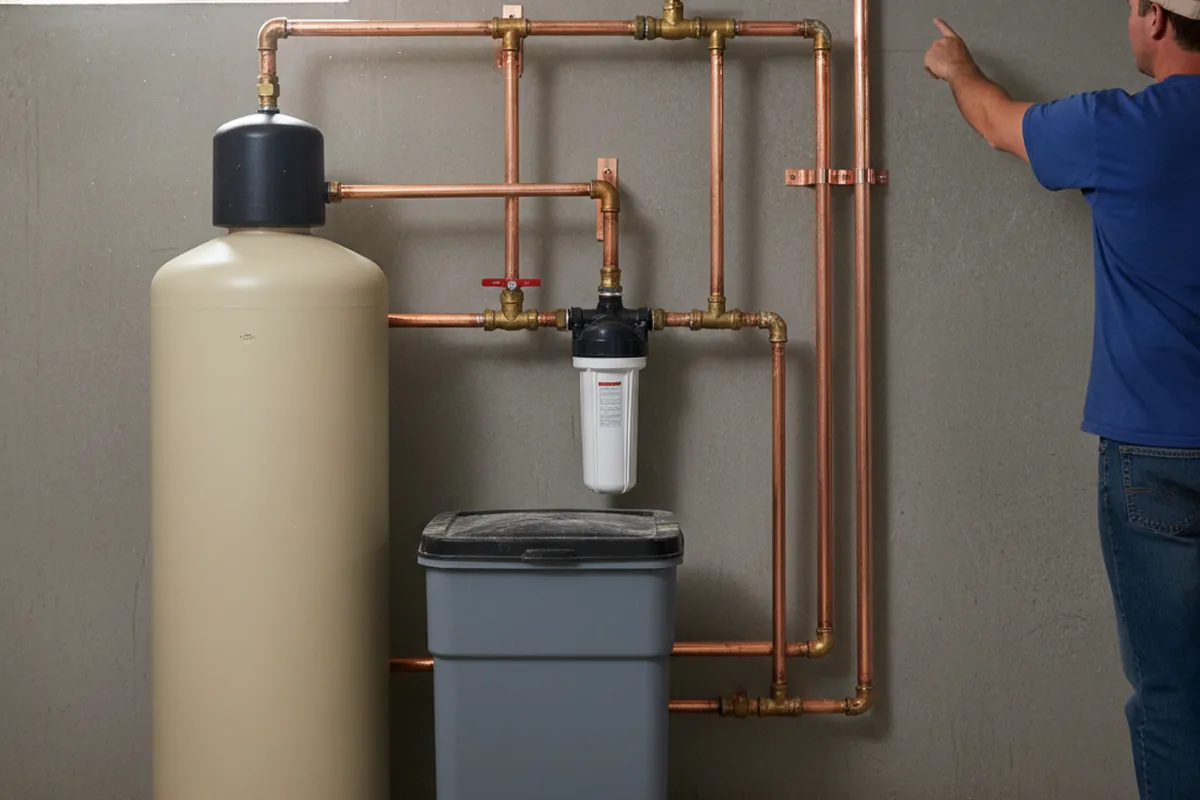Whole-house water treatment system installed in Arock